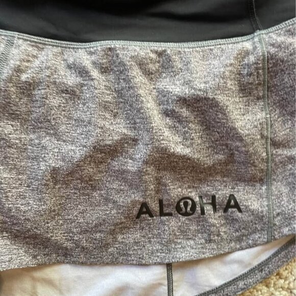 Lululemon 'Made With Aloha' Swiftly Tank, Speed Up shorts, size 6 - Picture 3 of 5